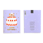 Kitty Cake Birthday Card