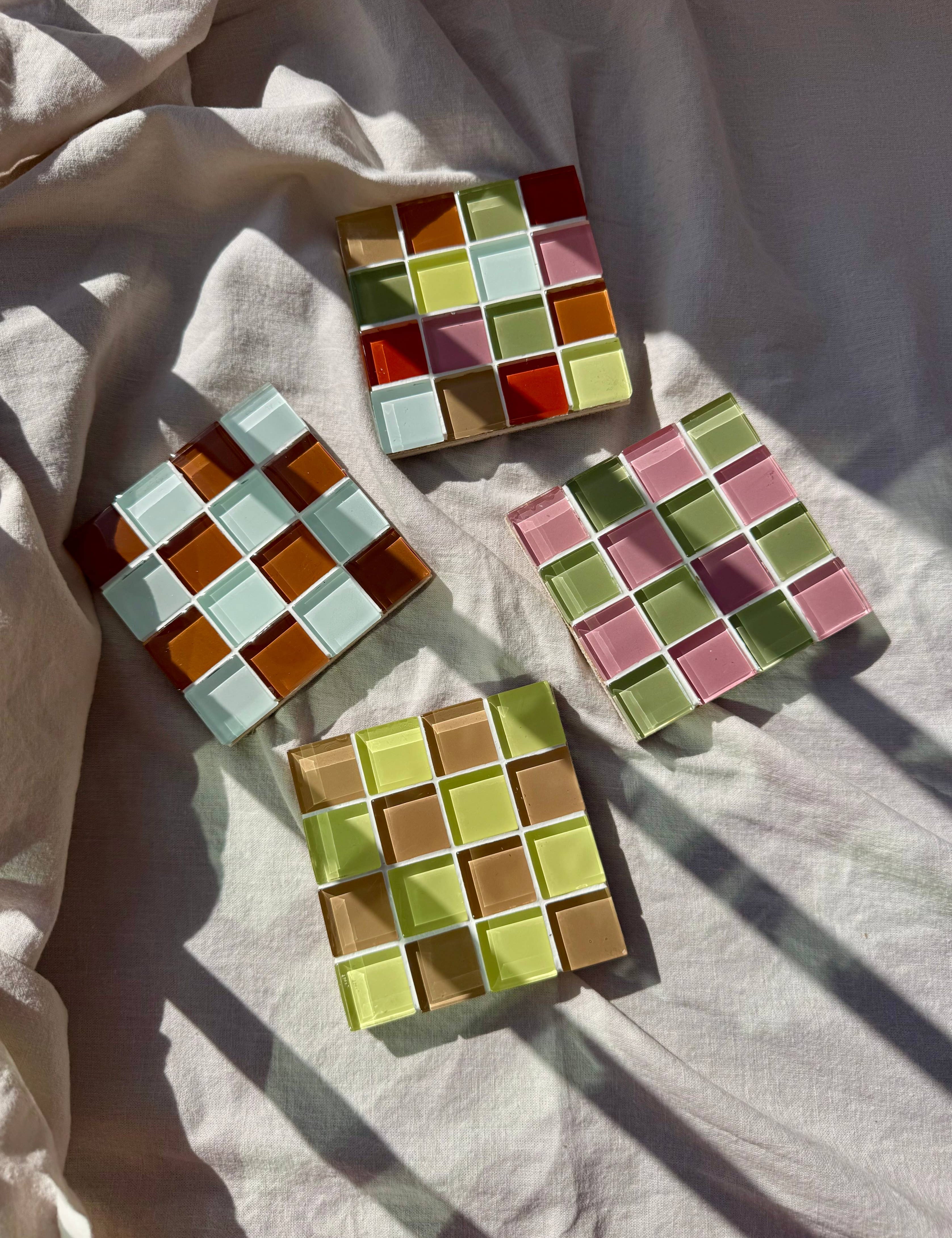 Glass Tile Coasters