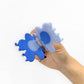 Flower Claw - Periwinkle + Blue