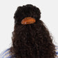 Oval Barrette - Caramel Plaid