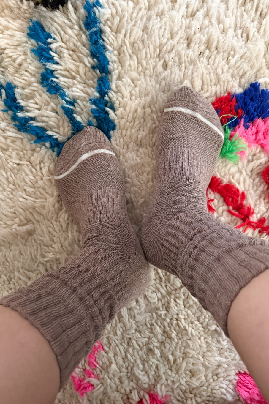 Mocha Mousse Ballet Socks
