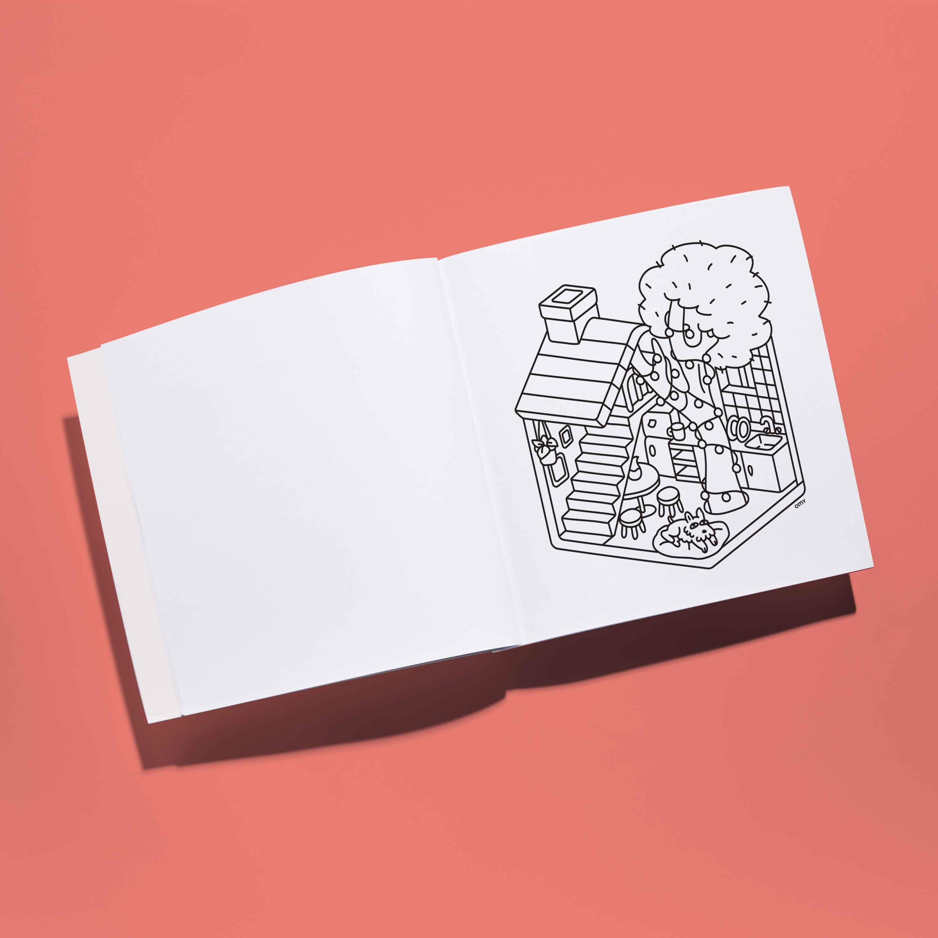 Cozy Art Coloring Book
