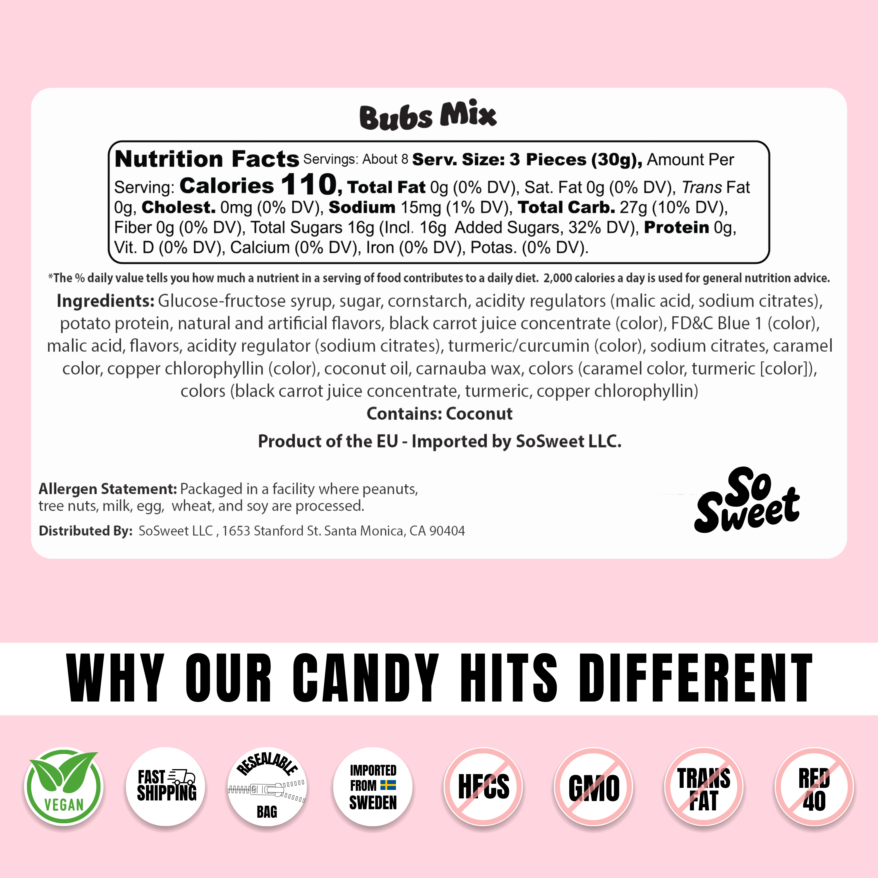 Swedish Candy Mix