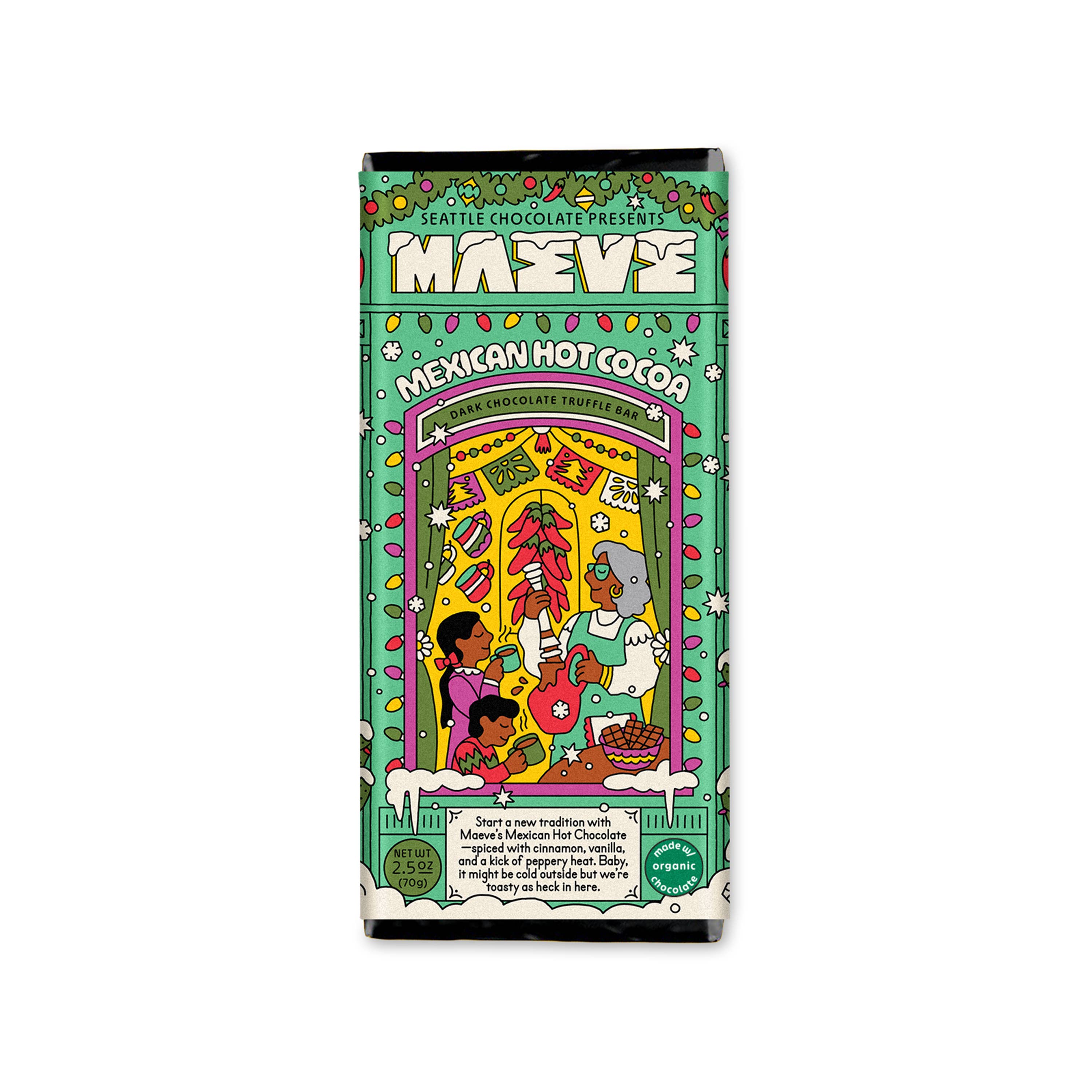 Holiday Mexican Hot Cocoa Truffle Bar