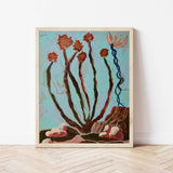 Ocotillo Desert Cactus Print