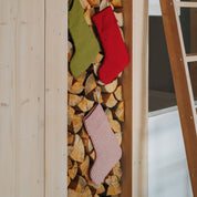 Linen Christmas Stocking