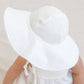Seersucker Sun Hat - Coconut