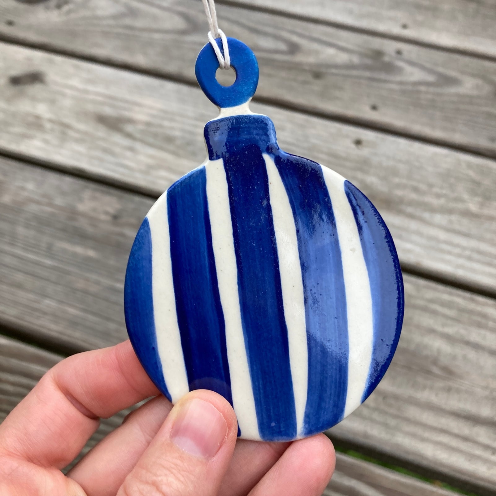 Round Ceramic Ornament