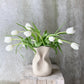 Medium Dumpling Ceramic Vase - Speckled Sand