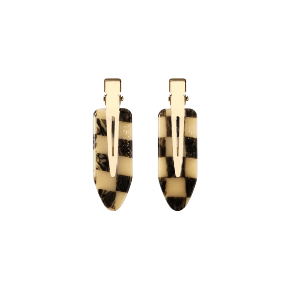 Creaseless Clips - Faded Checker