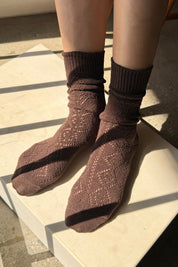 Modal Eyelet Socks