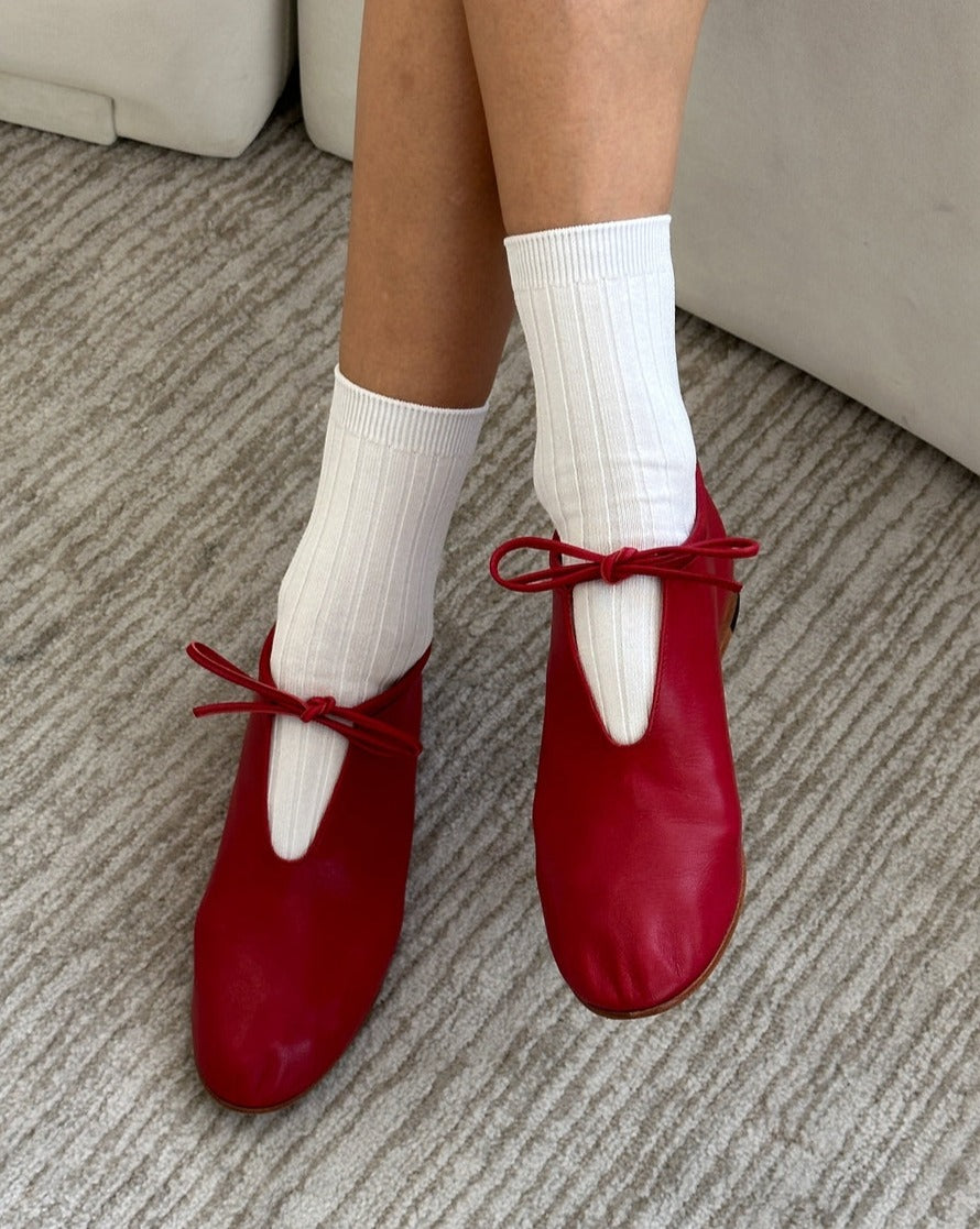 Classic White Her Socks