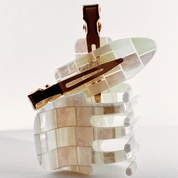 Small Hair Claw Clip — Starlight Tile