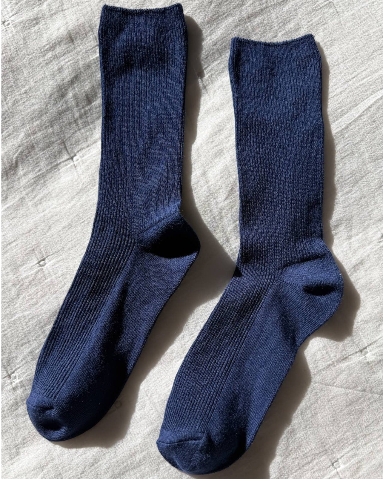 Navy Trouser Socks