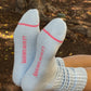 Baby Blue Ballet Socks