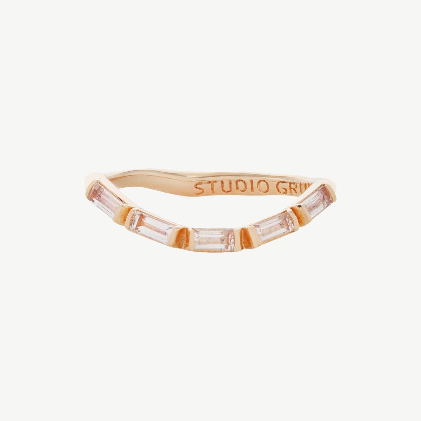 Bridge Ring - Topaz/Gold
