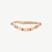 Bridge Ring - Topaz/Gold