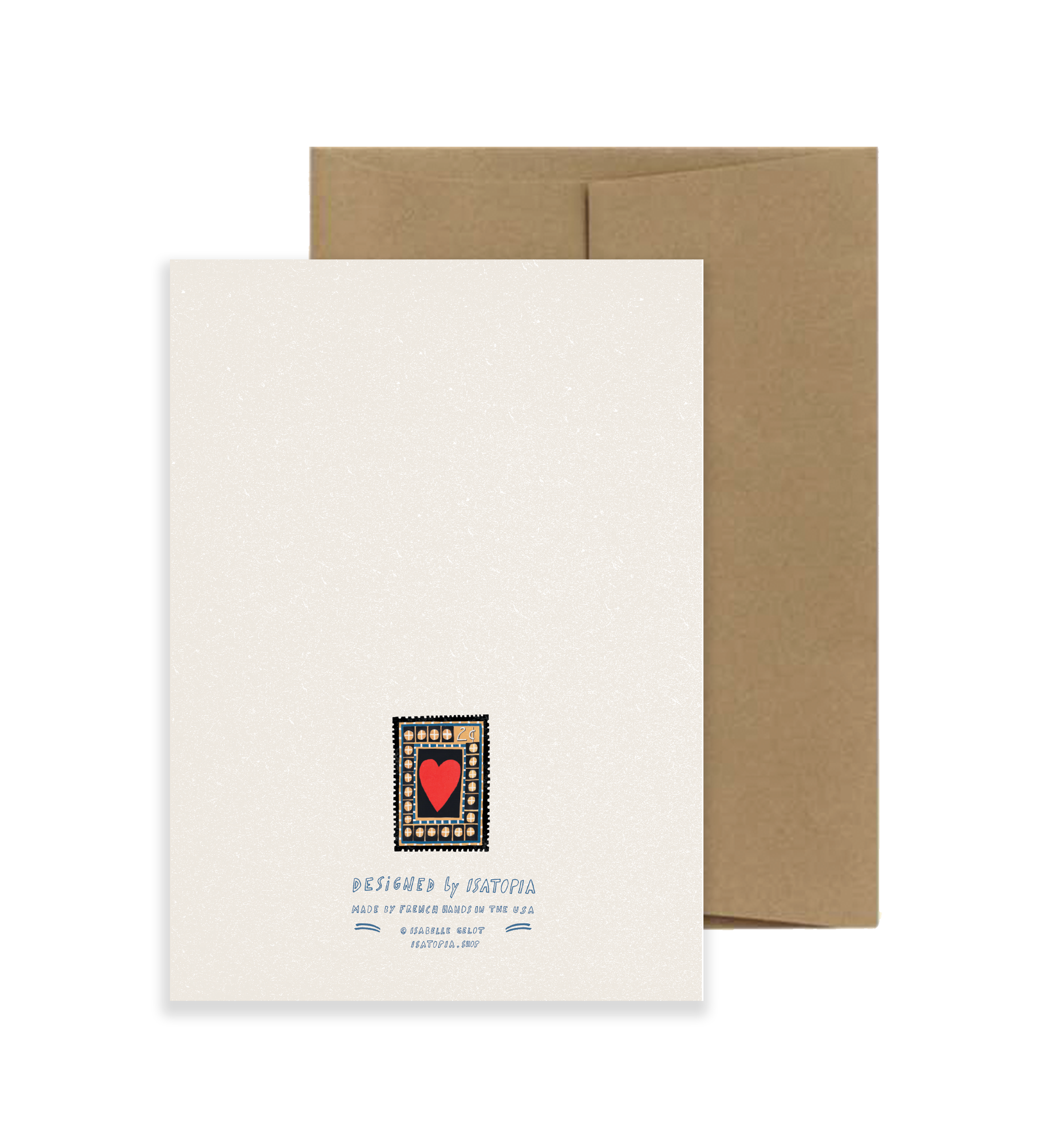 Love Vintage Stamp Card