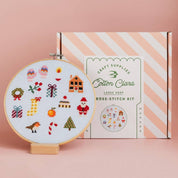 Colourful Beginner Christmas Cross Stitch Kit