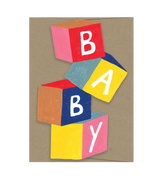 Baby Cubes Die Cut Card
