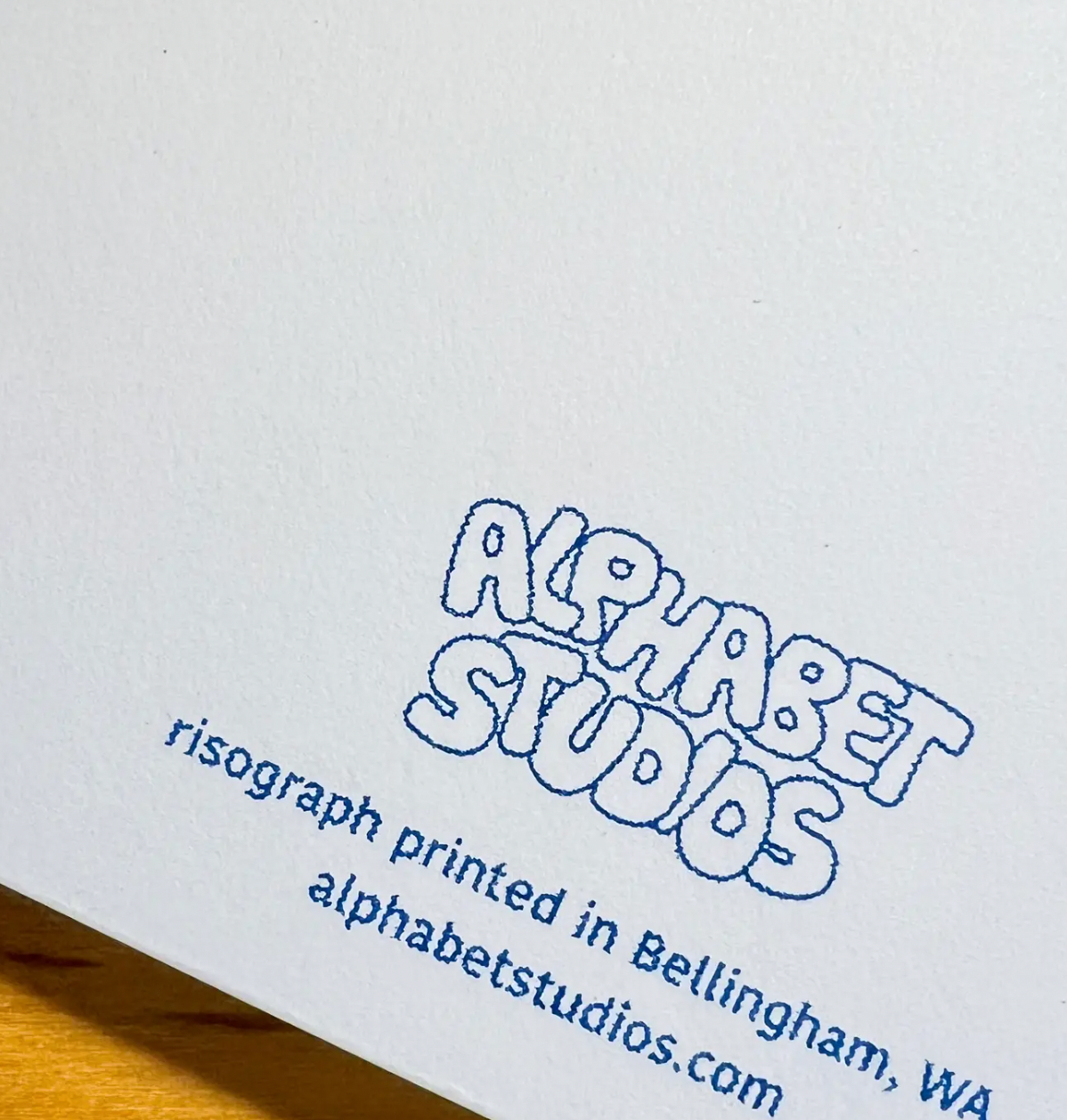 Happy Birthday Risograph Card