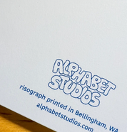 Father's Day Crooked Risograph Greeting Card
