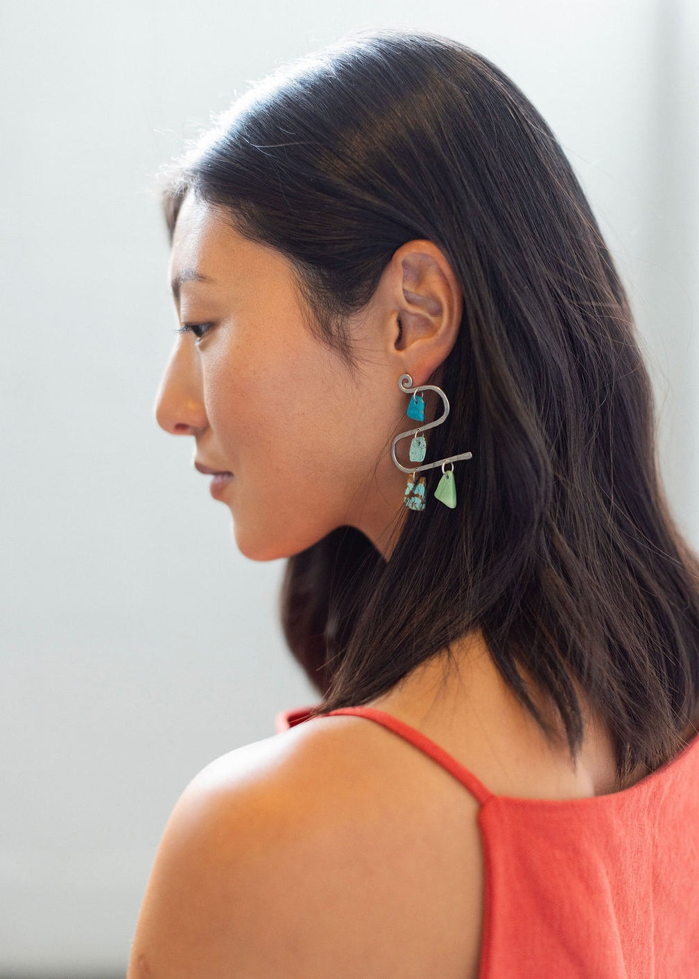 Mobile Stone Earrings