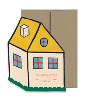 Cosy Home Die Cut Card