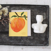 Peach Thank You Card