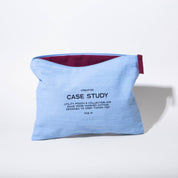 Washed Cotton Zipper Pouch