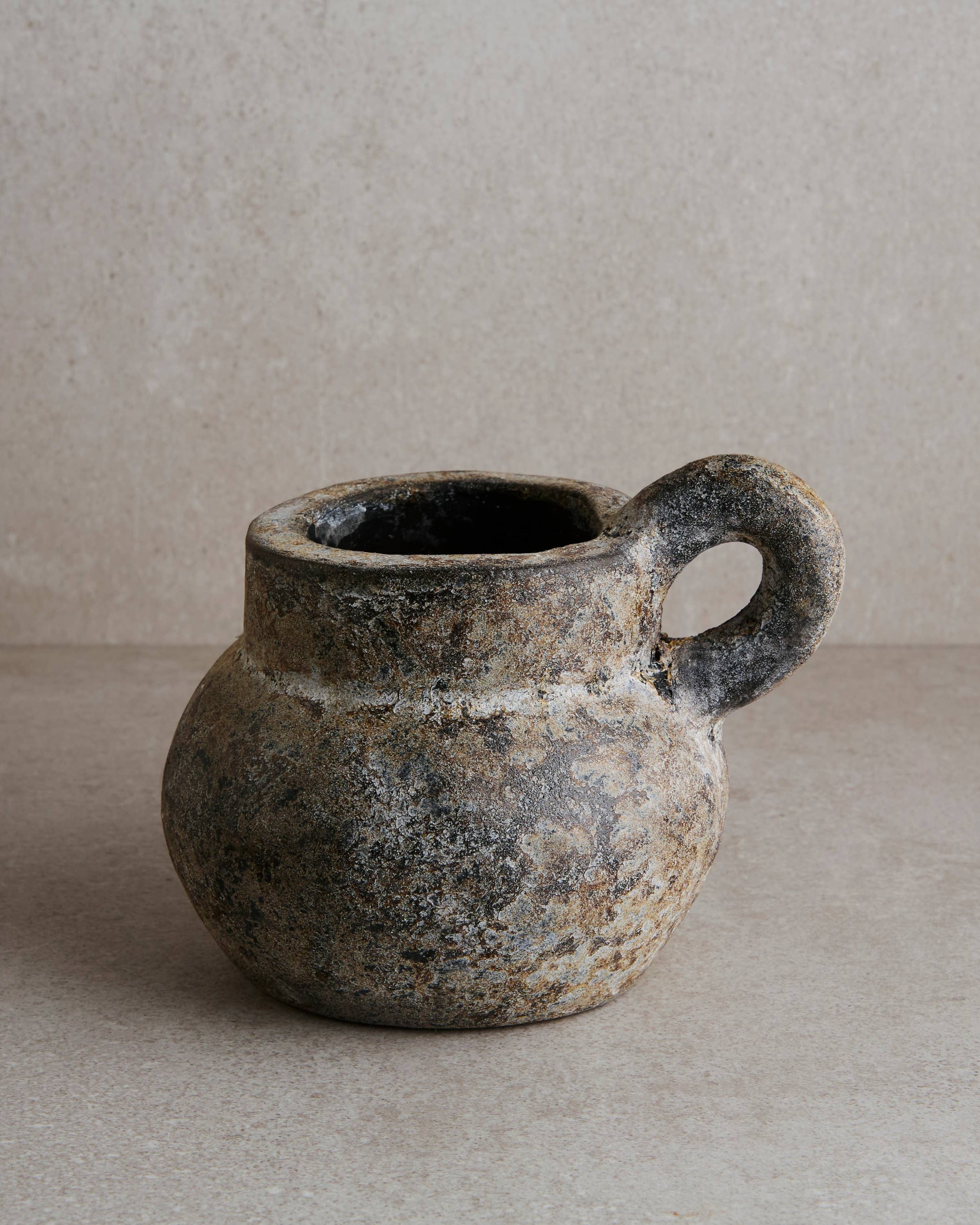 Small Grey Terracotta Vase
