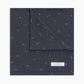 Organic Baby Swaddle Blanket - Navy Cactus