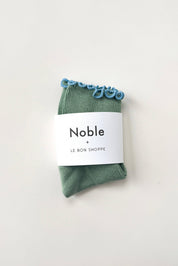 The Petite Ruffled Modal Socks