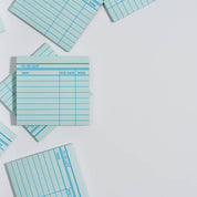 Library Card Post-It ® Sticky Notes - Green