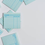 Library Card Post-It ® Sticky Notes - Green