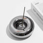 Chrome Stone Incense Holder