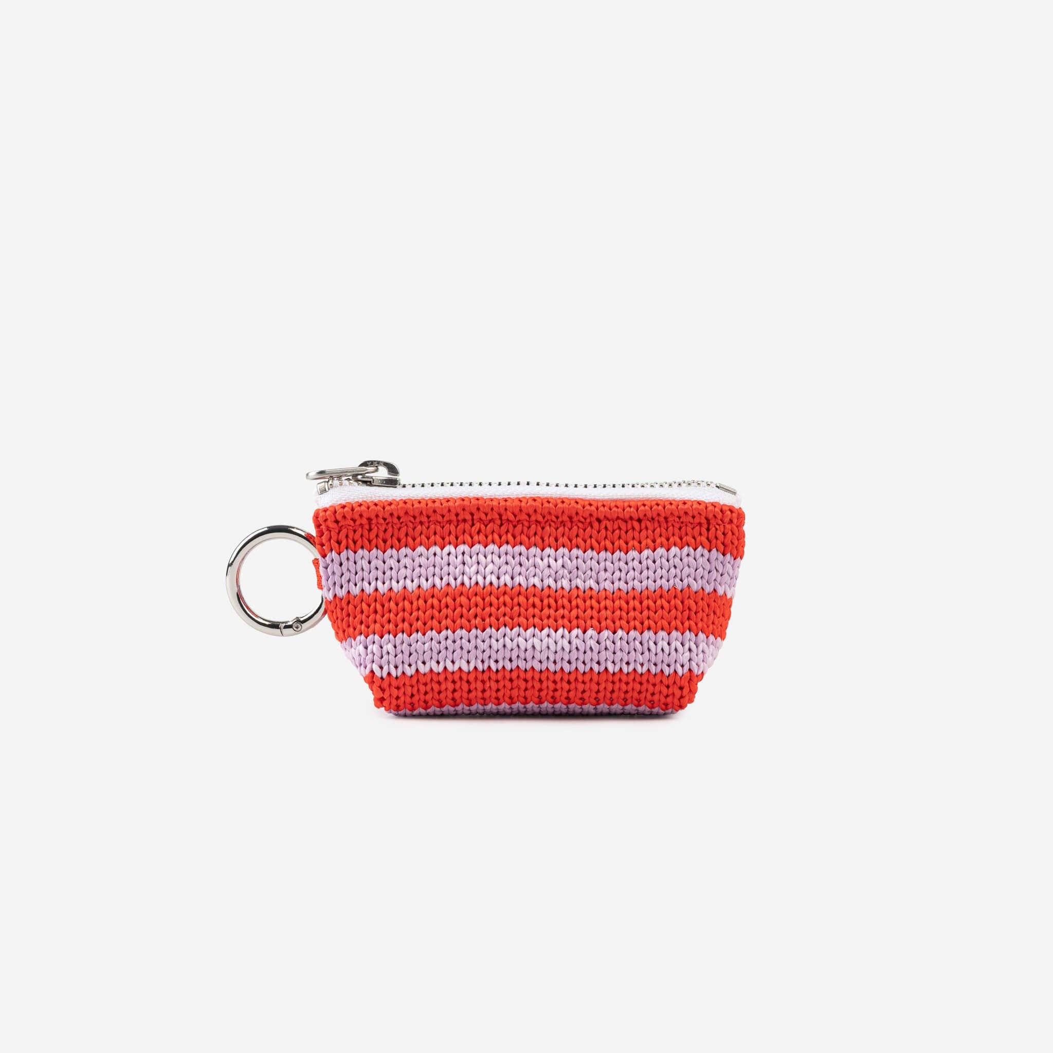 Stripe Pouch Bag Charm