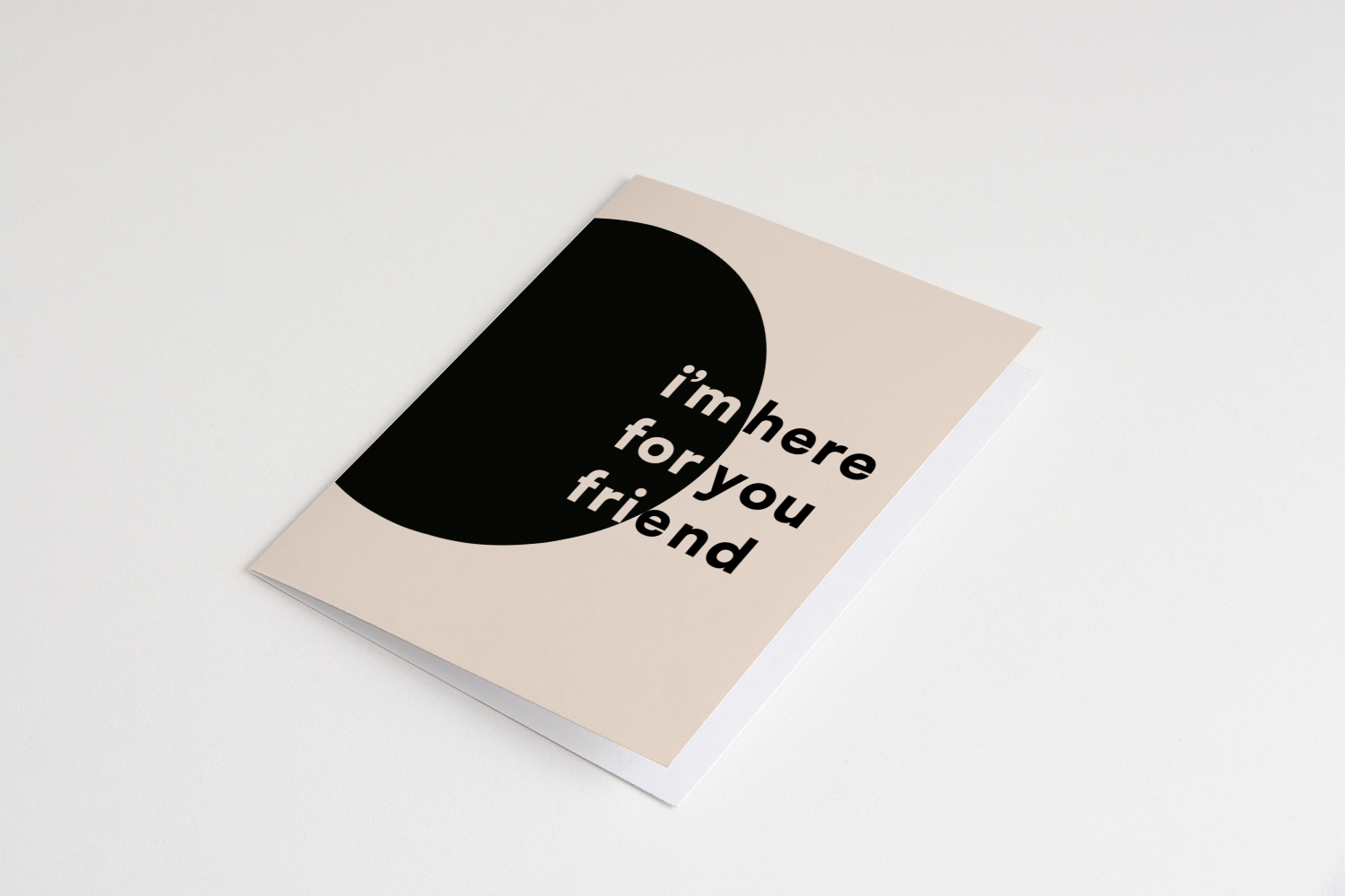 Here For You Card
