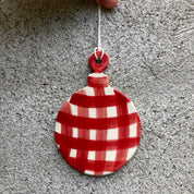 Round Ceramic Ornament