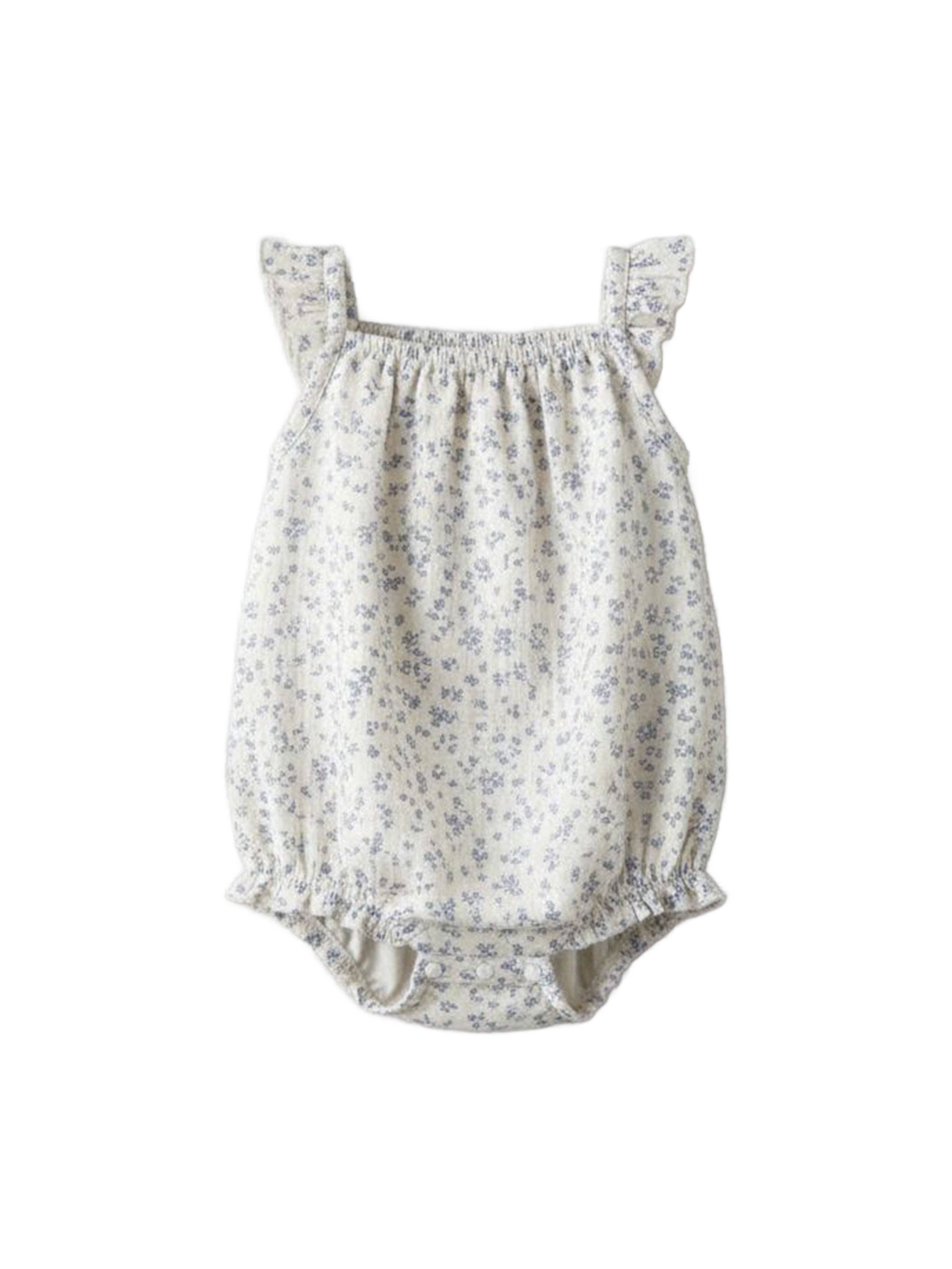 Sandra Muslin Tank Bubble Romper