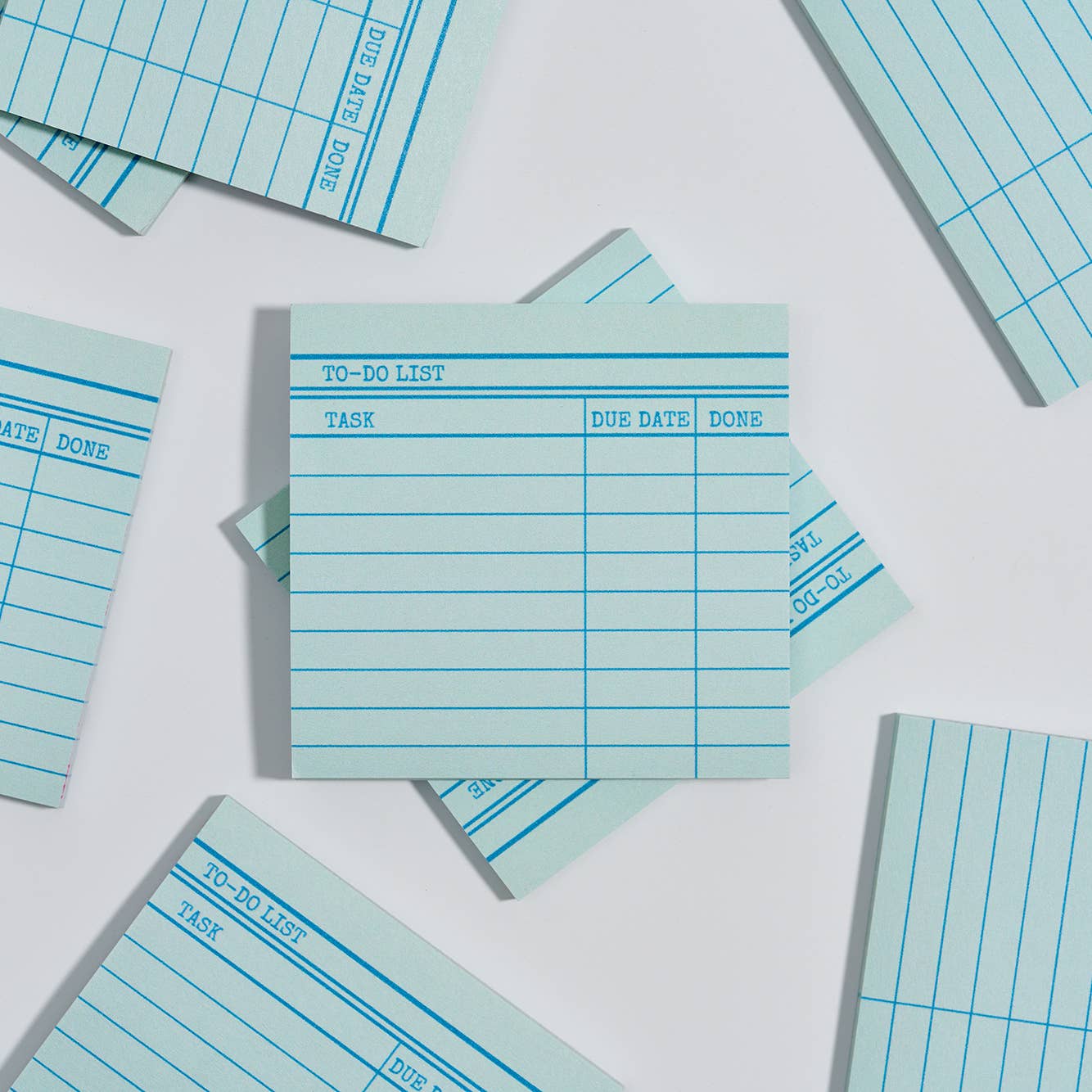 Library Card Post-It ® Sticky Notes - Green