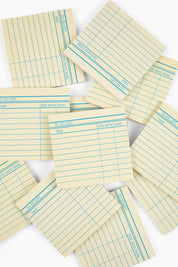 Library Card Post-It ® Sticky Notes