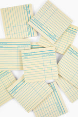 Library Card Post-It ® Sticky Notes