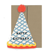 Birthday Hat Die Cut Card