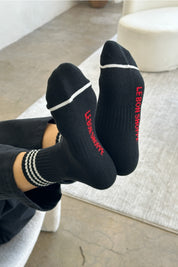 Black + White Girlfriend Socks