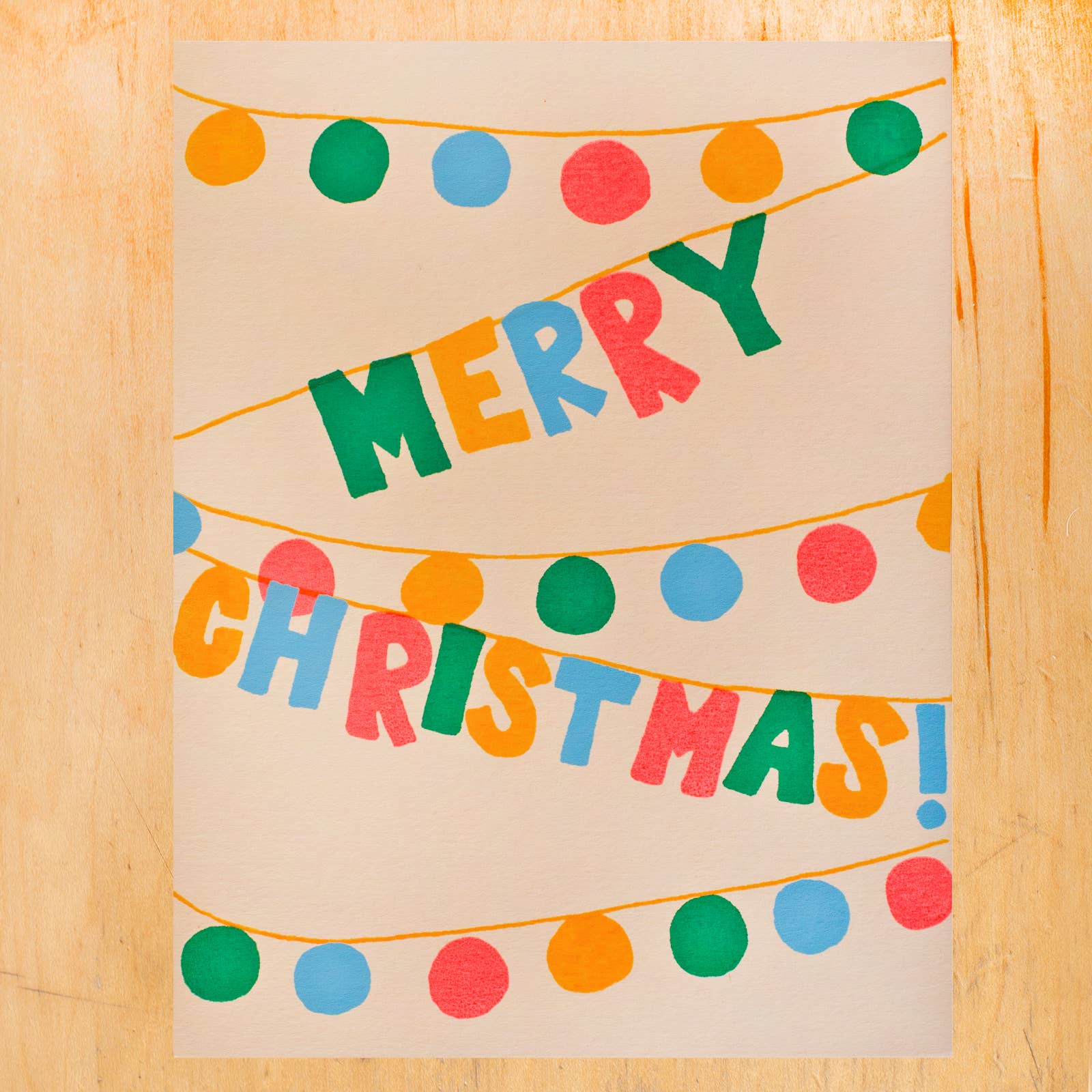 Merry Christmas Banner Card