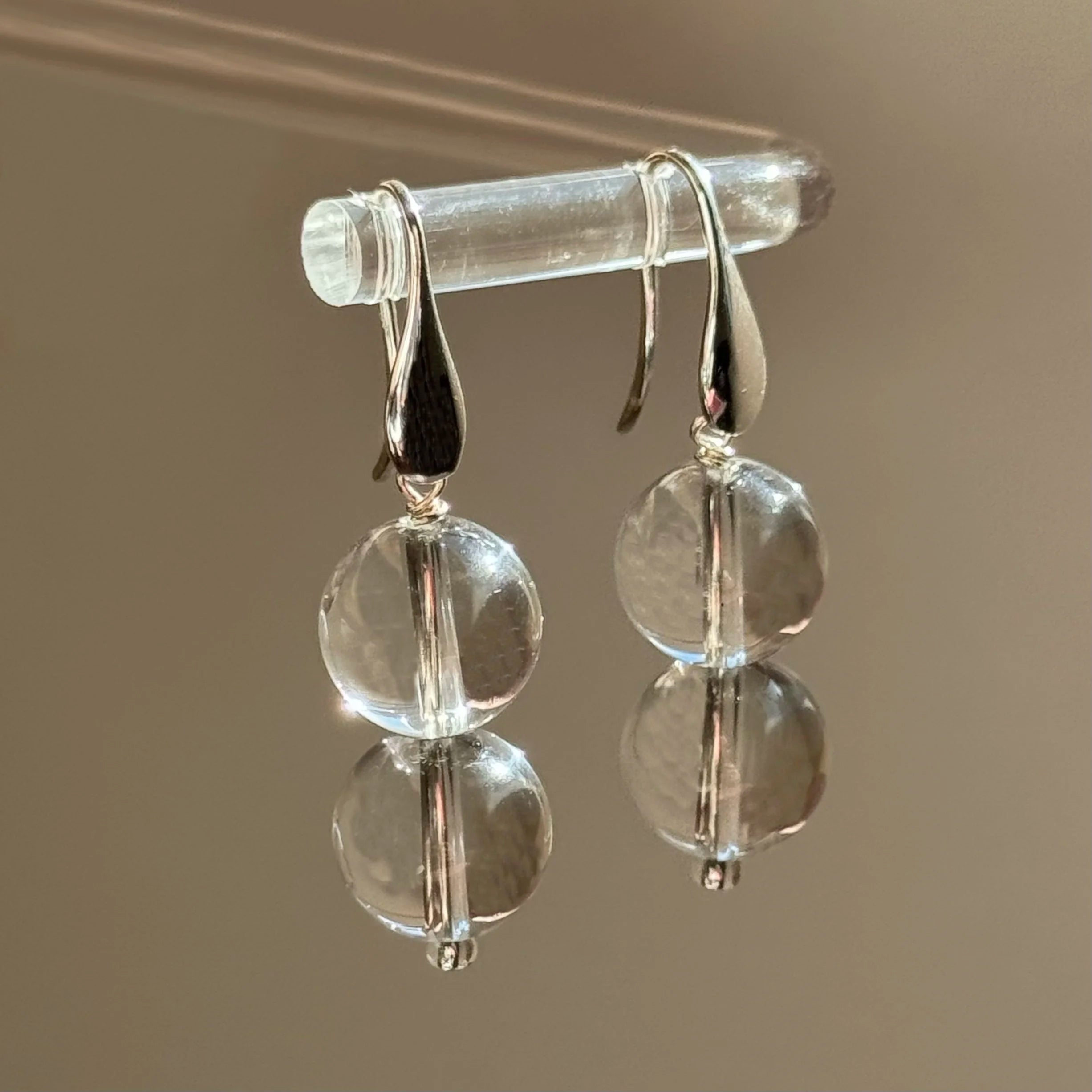 Teardrop Quartz Earrings