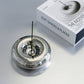 Chrome Stone Incense Holder