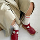Clean White Boyfriend Socks