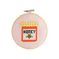 Honey Jar Mini Cross Stitch Kit